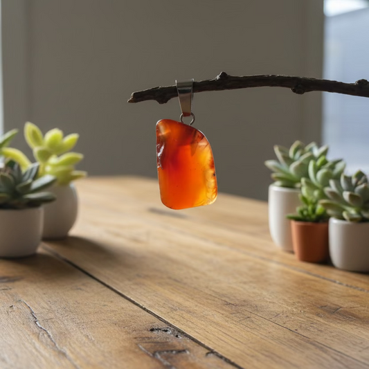 carnelian pendant