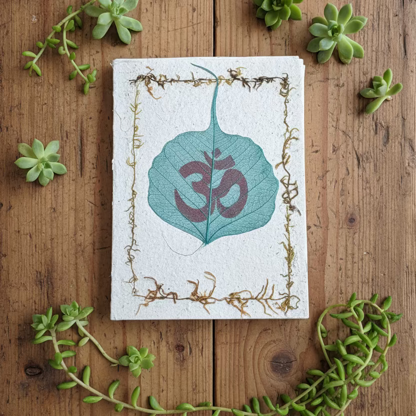 handmade Lokta paper greeting cards