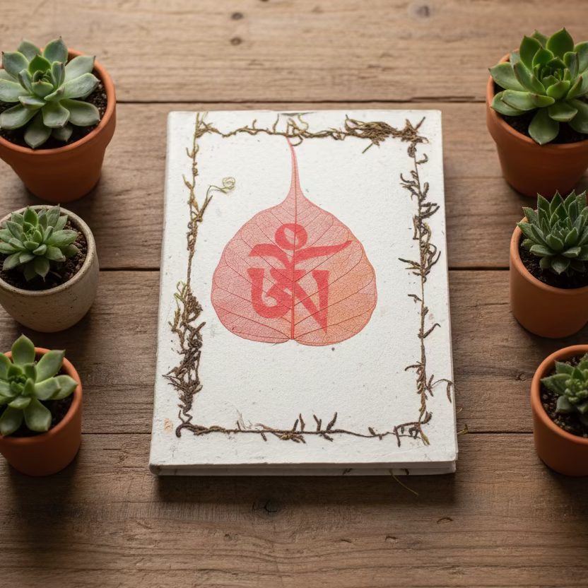 handmade Lokta paper greeting cards