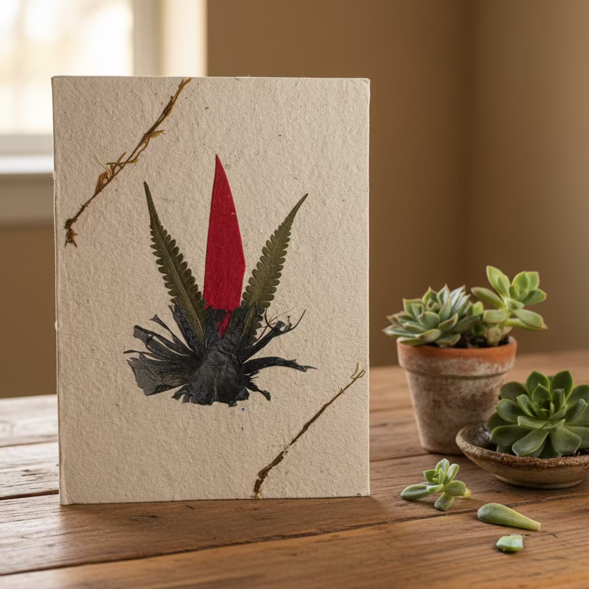 handmade Lokta paper greeting cards