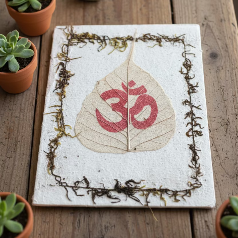 handmade Lokta paper greeting cards