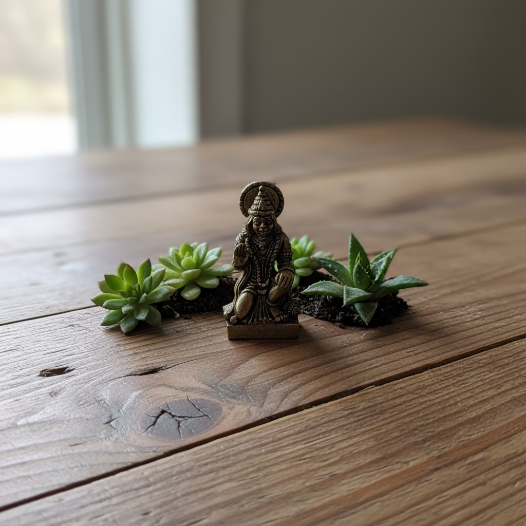 mini brass deity statues