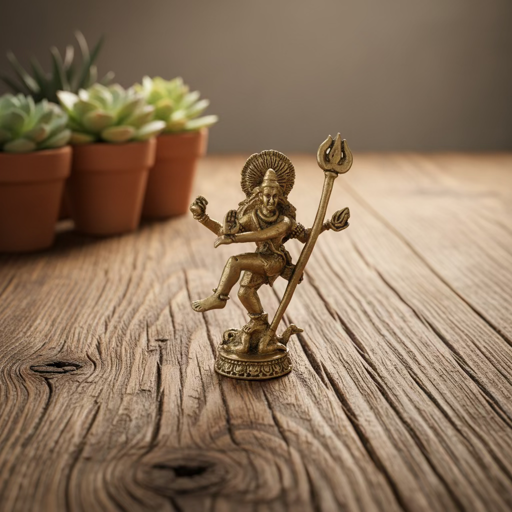 mini brass deity statues