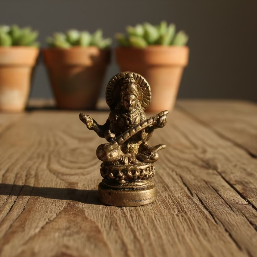 mini brass deity statues