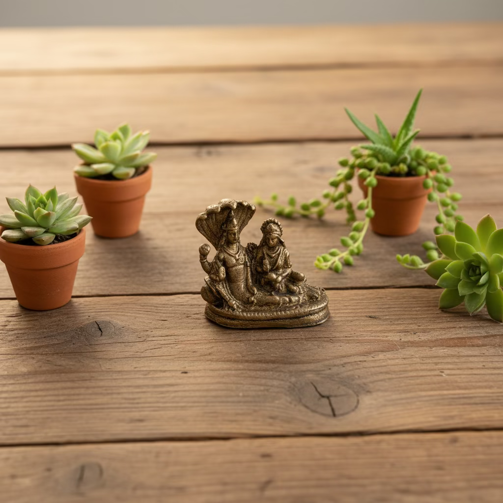 mini brass deity statues