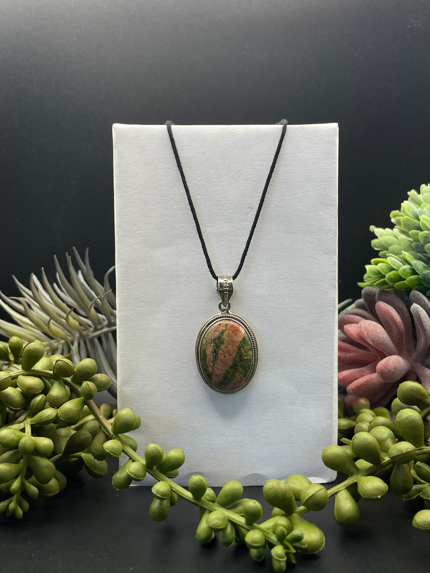 unakite pendant