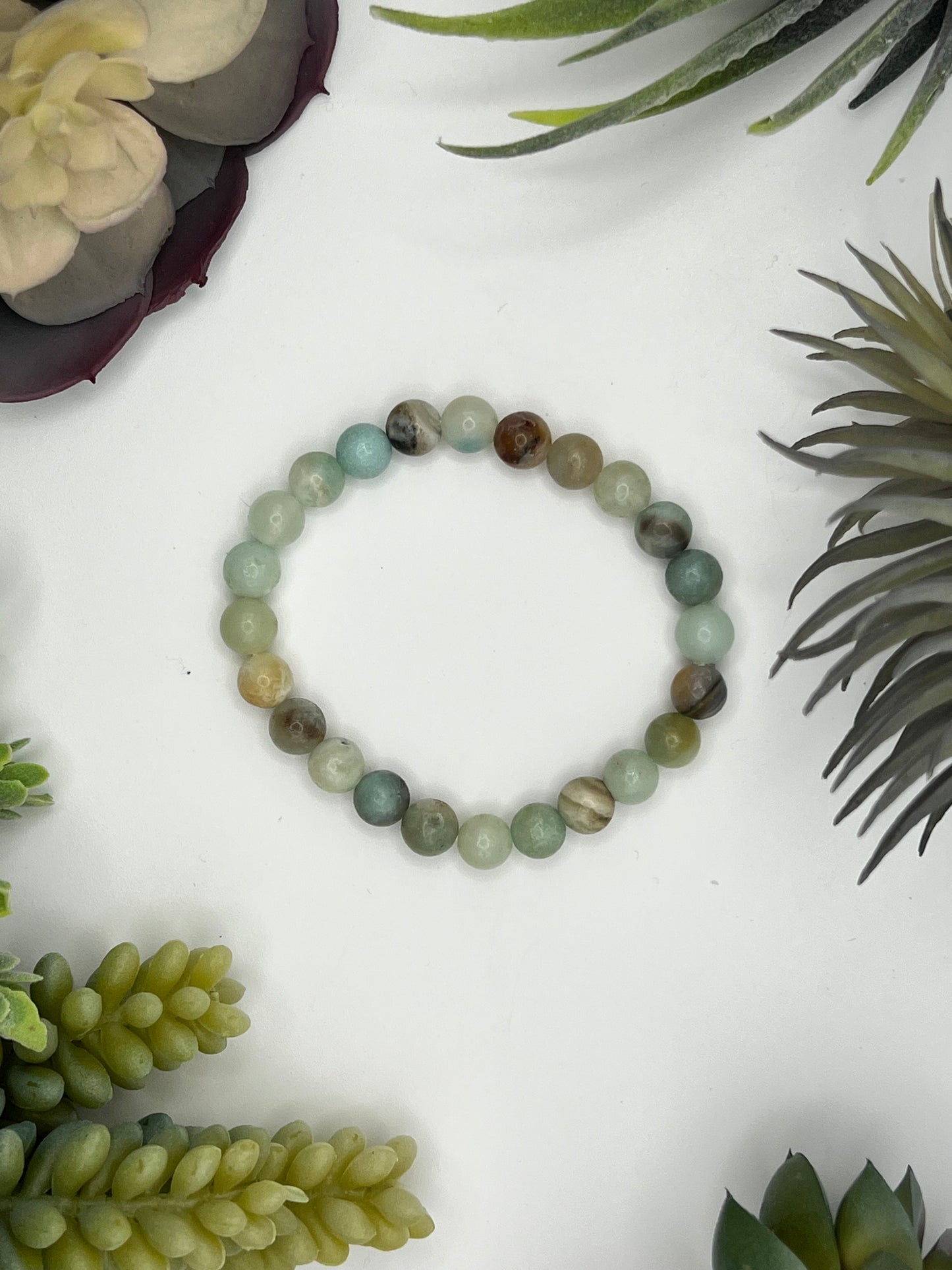 amazonite beaded bracelet