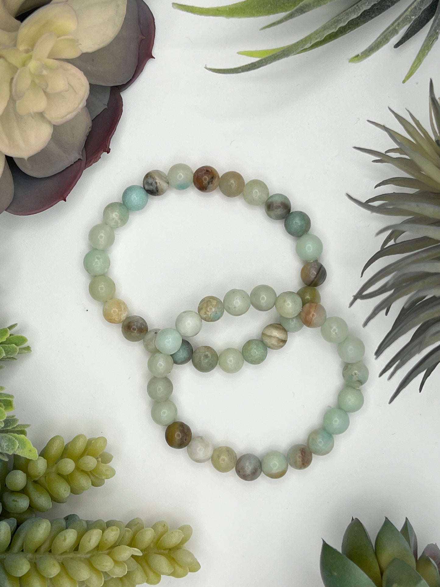 amazonite beaded bracelet