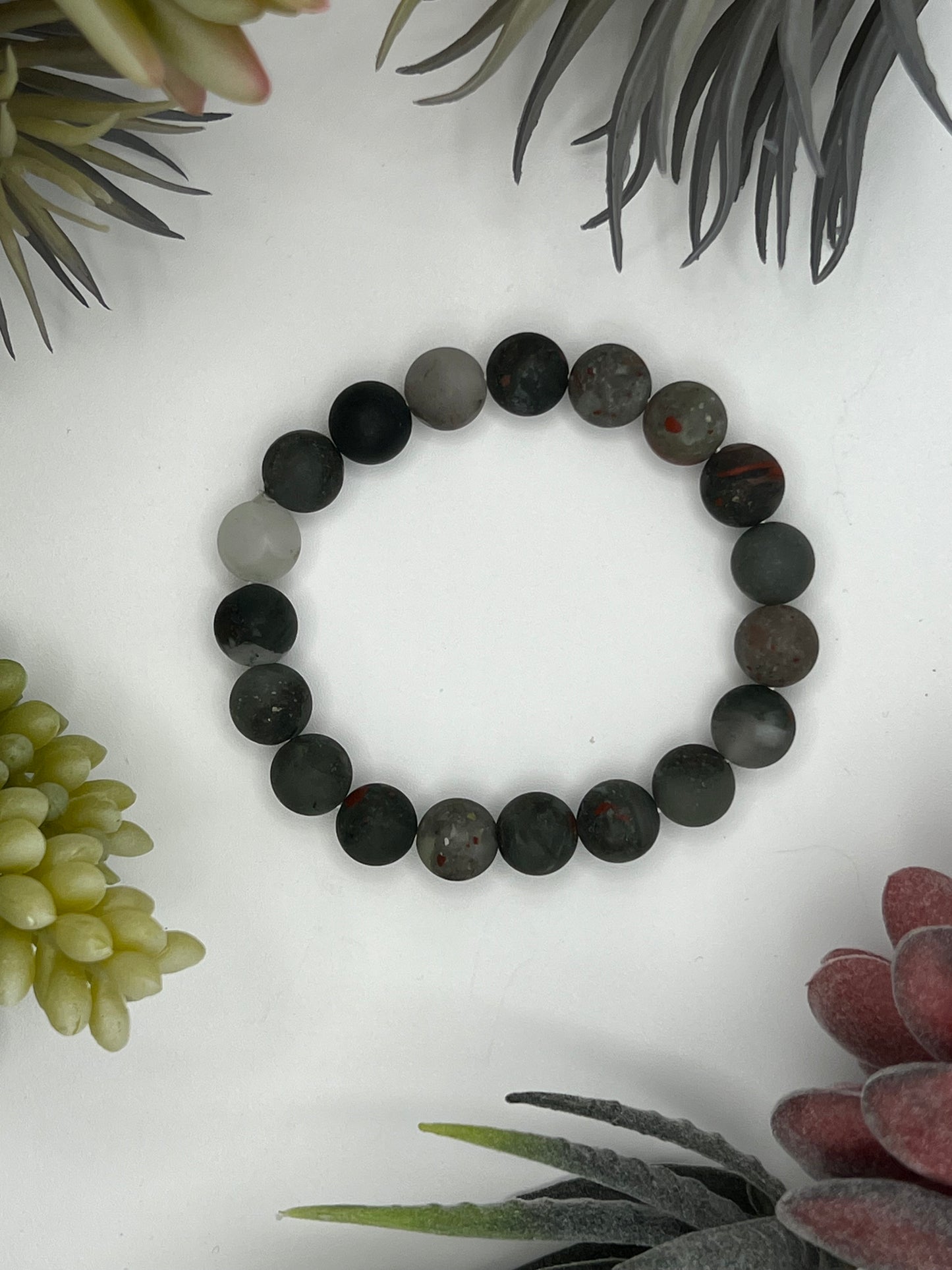 bloodstone (seftonite) bracelet