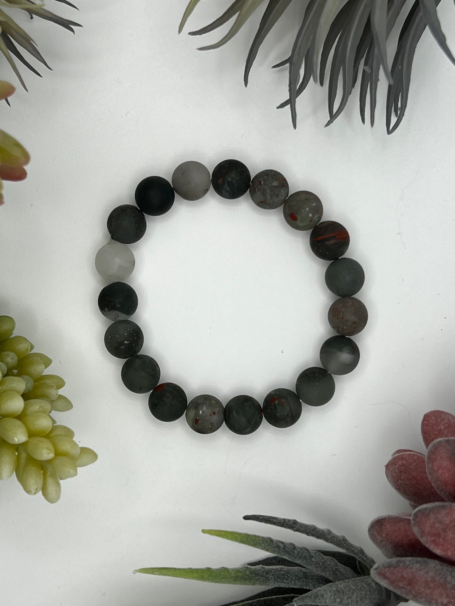 bloodstone (seftonite) bracelet