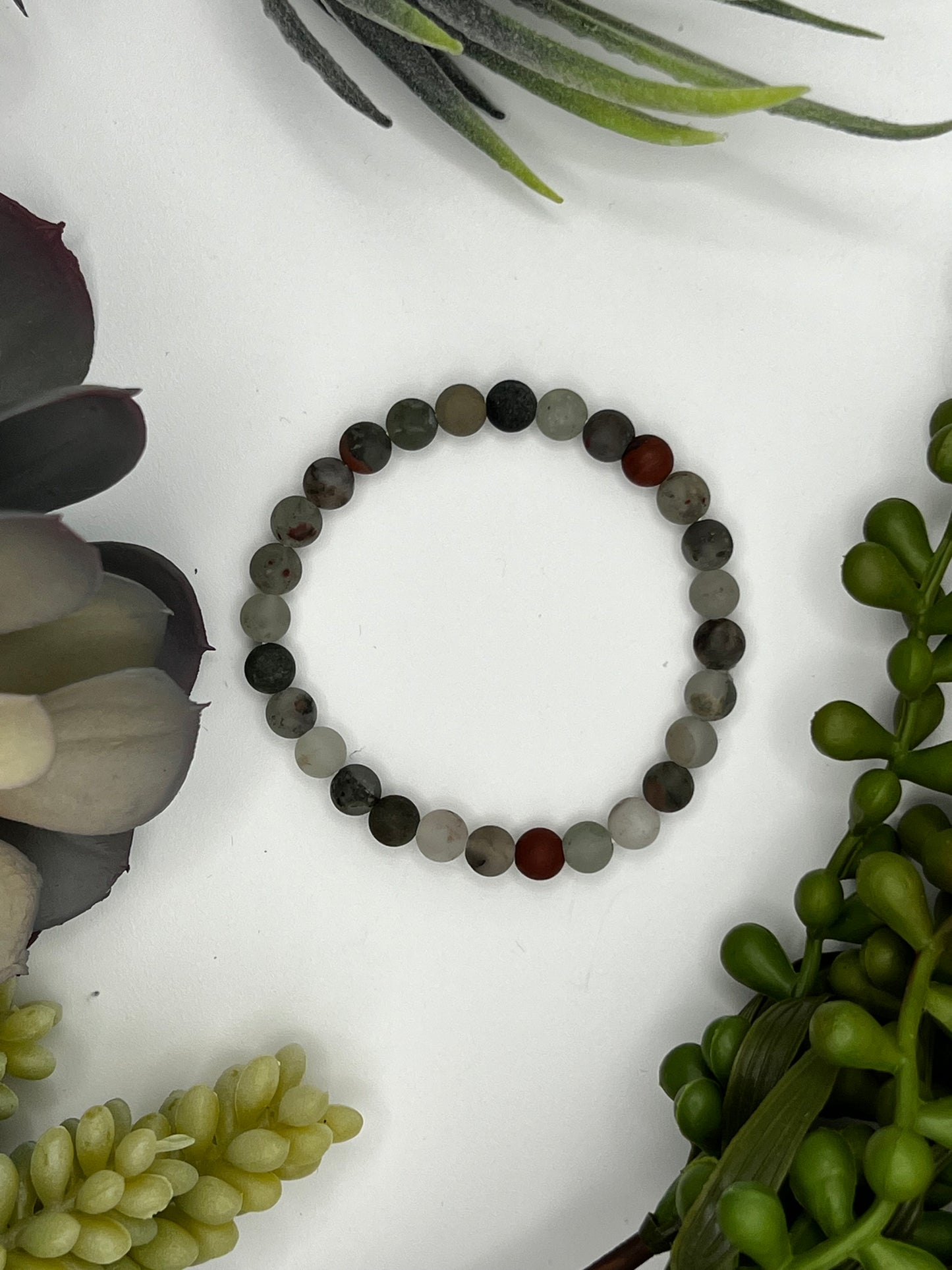 bloodstone (seftonite) bracelet