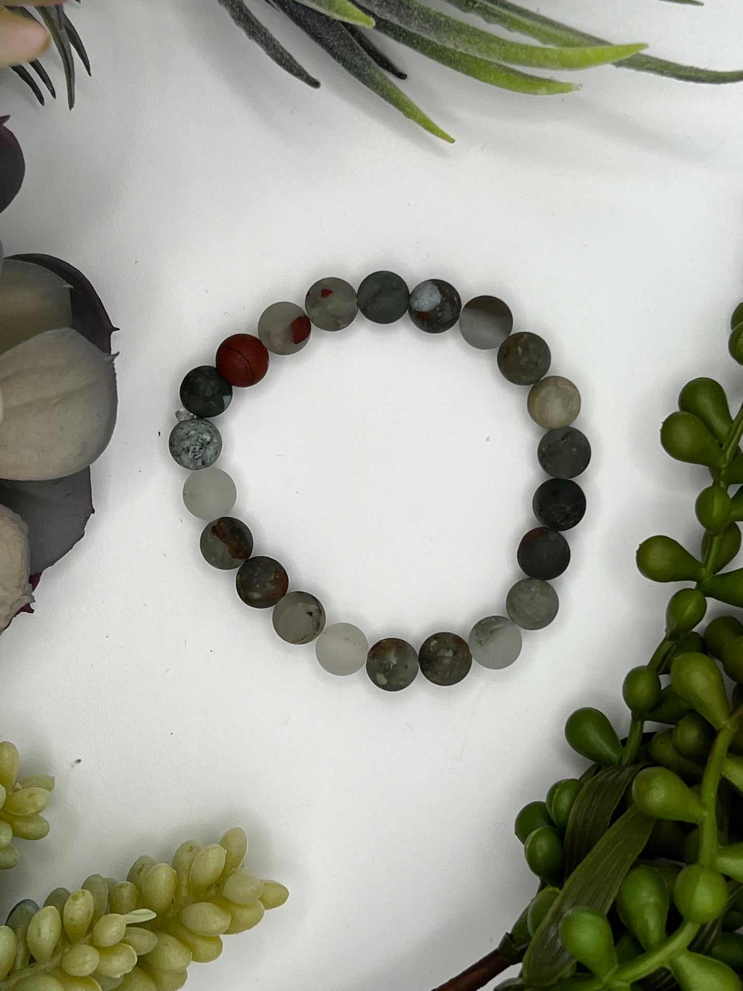 bloodstone (seftonite) bracelet