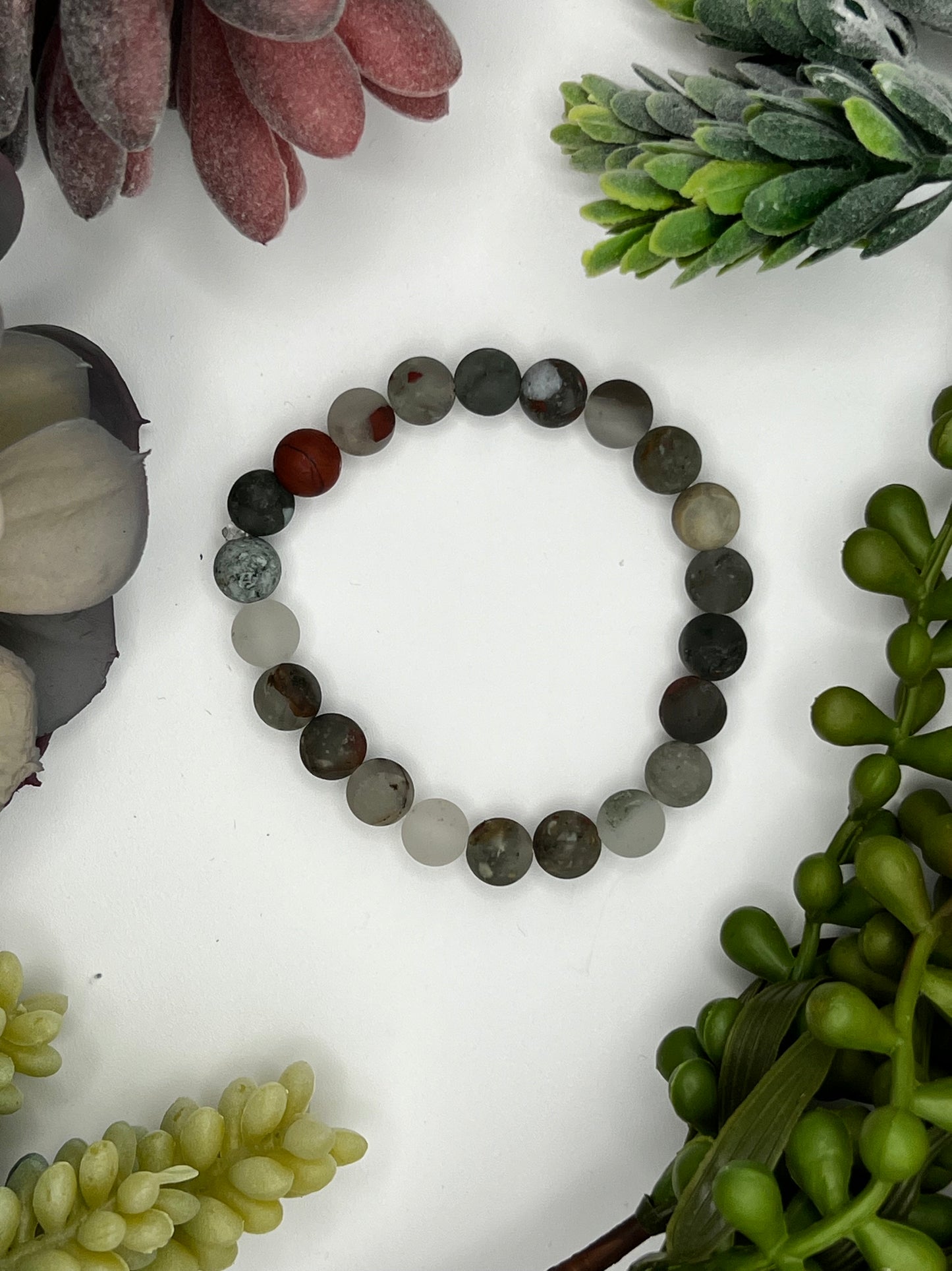 bloodstone (seftonite) bracelet
