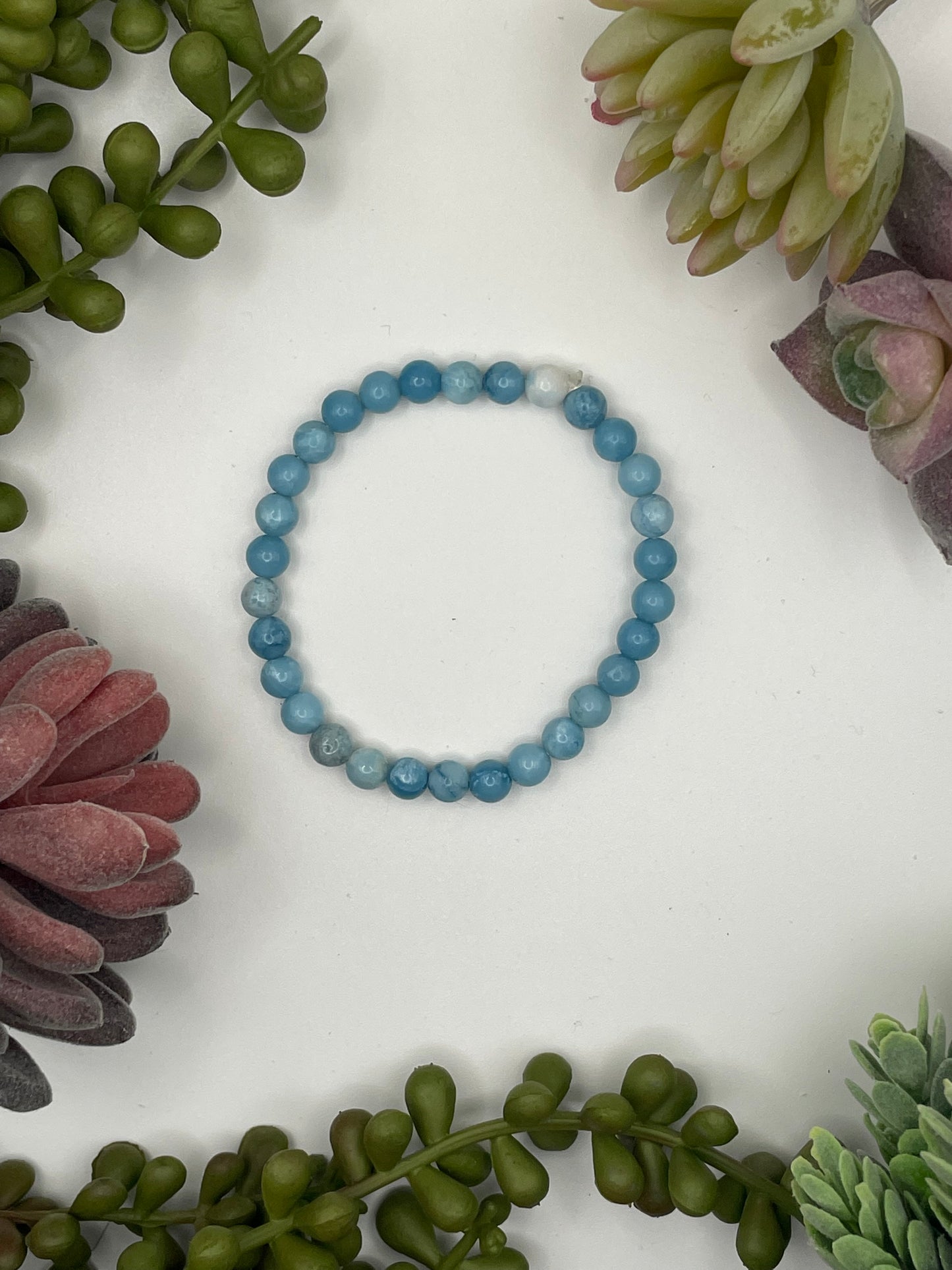 larimar beaded bracelet