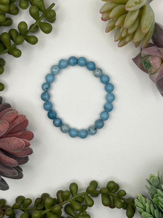 larimar beaded bracelet