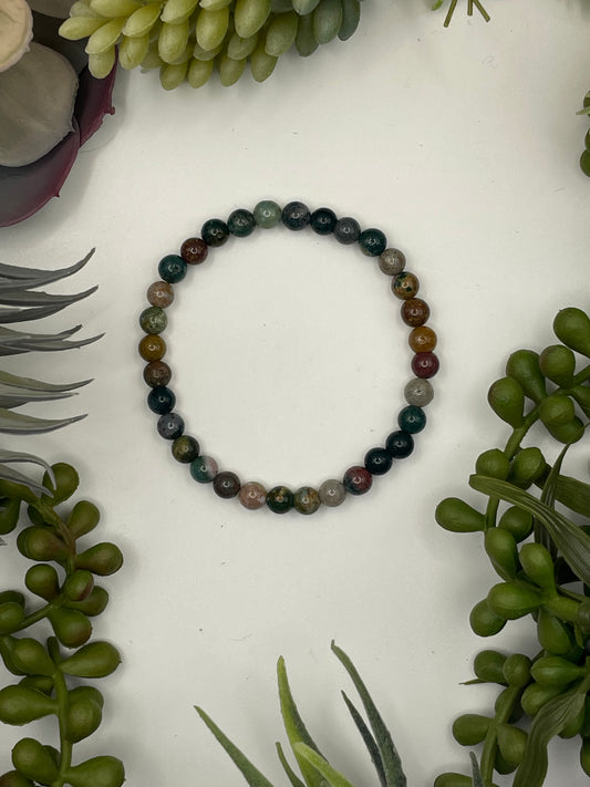 ocean jasper beaded bracelet