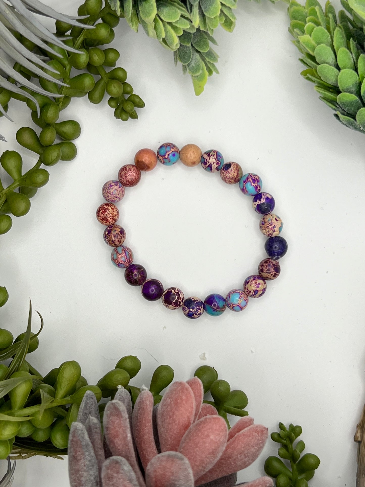 imperial (sea sediment) jasper bracelet