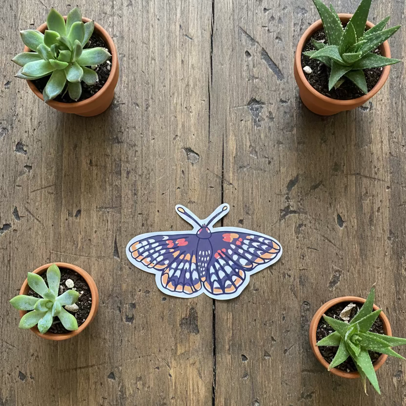 Wandering Klock Studio handmade stickers