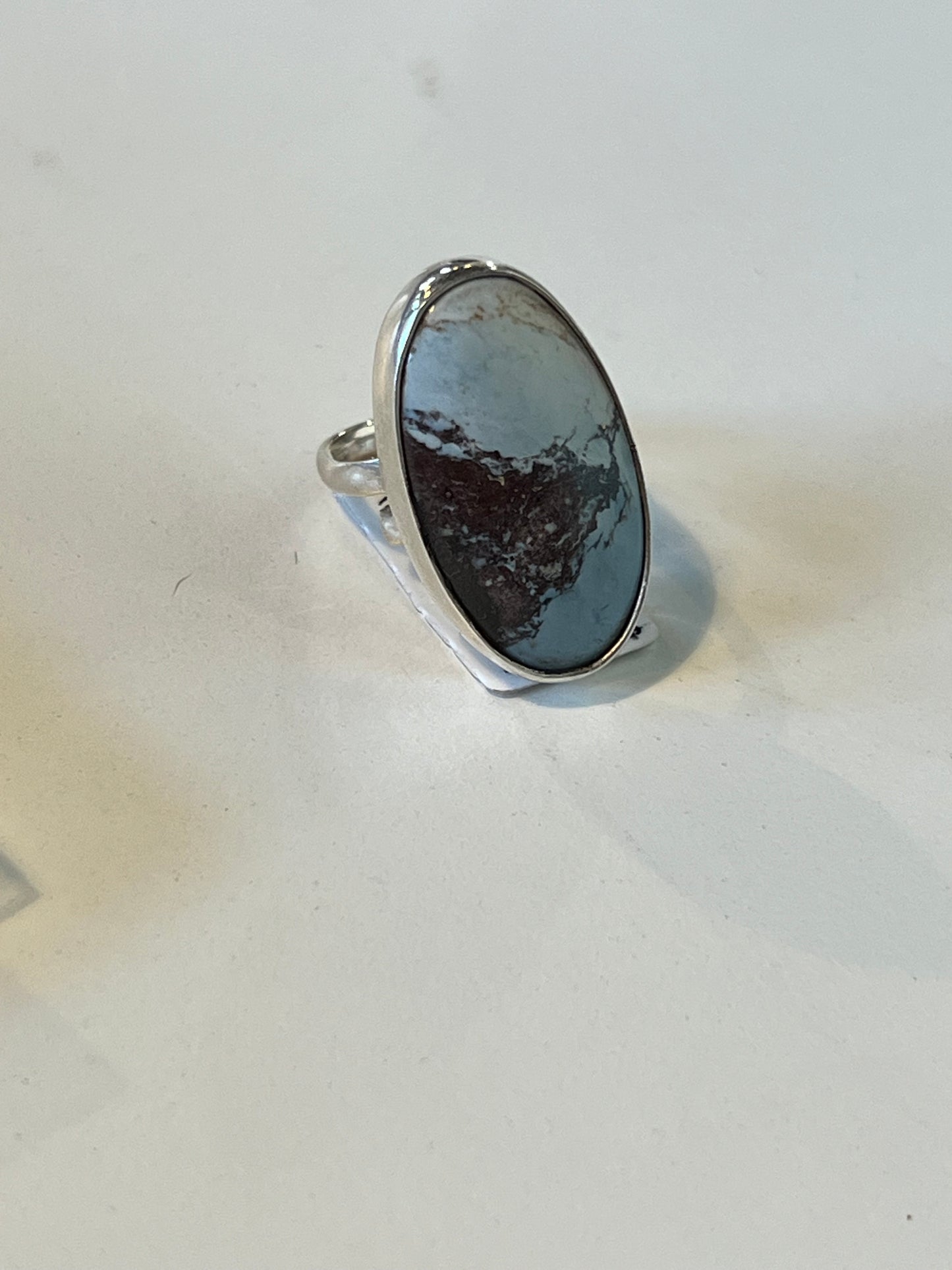 Aztec lapis adjustable rings