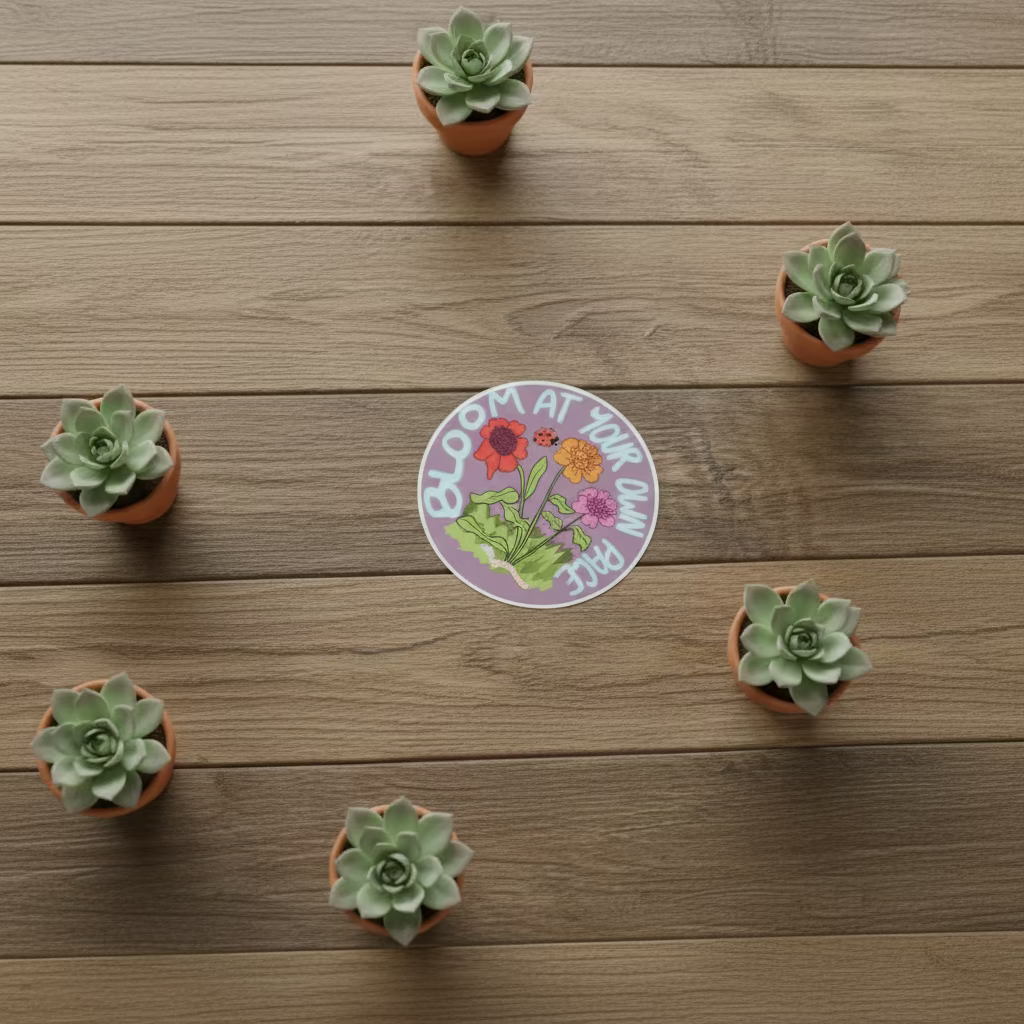 Wandering Klock Studio handmade stickers