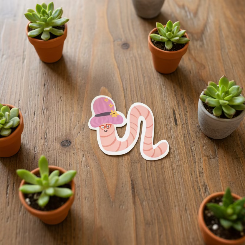 Wandering Klock Studio handmade stickers