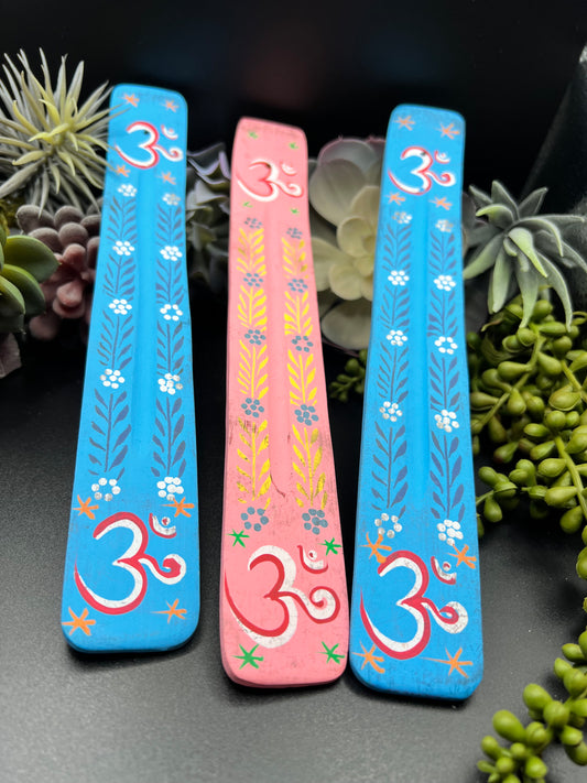 painted incense stick burners