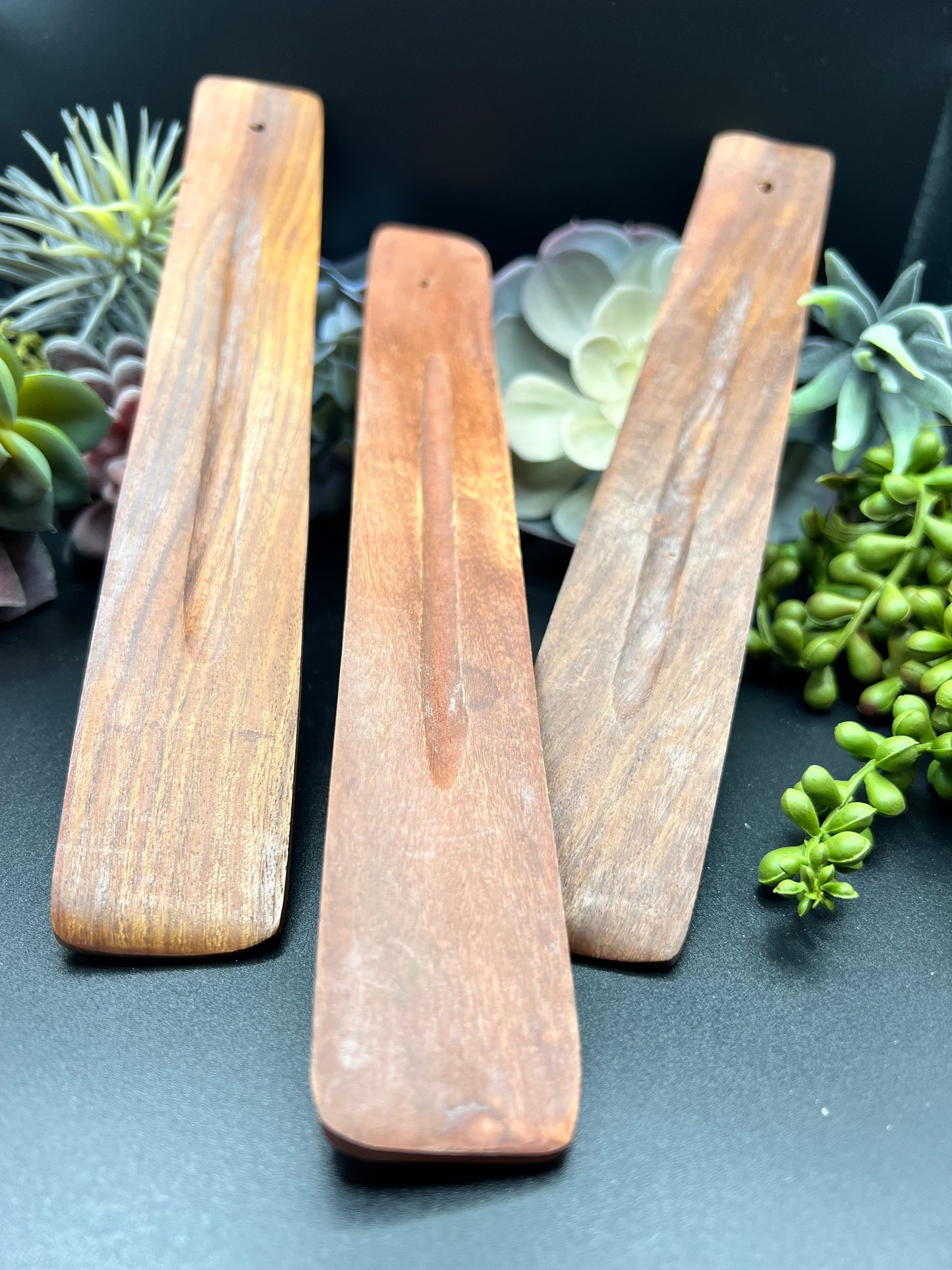 long wooden incense stick burner