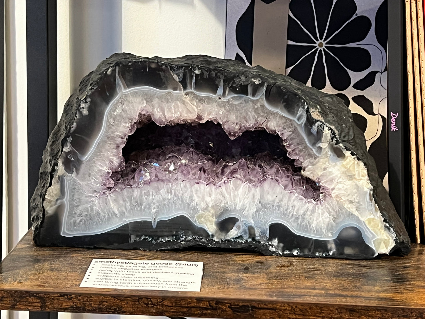 amethyst geode pieces (clusters)