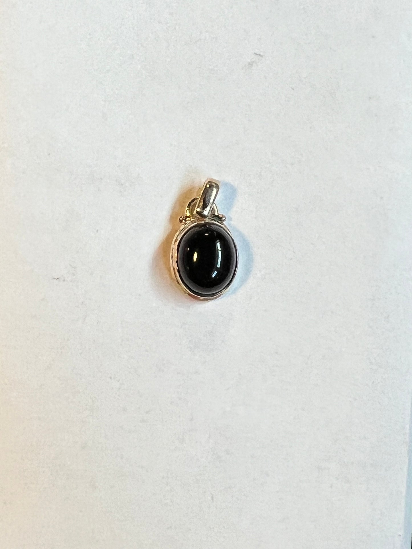 black onyx pendant