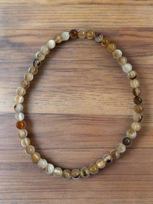 Botswana agate beaded bracelet