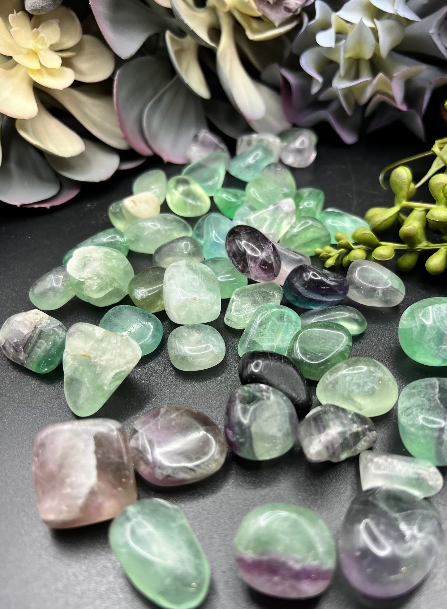 fluorite tumbles