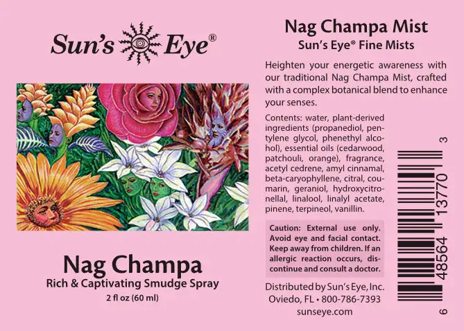 Sun’s Eye Nag Champa Mist