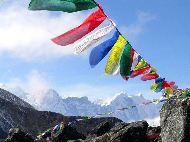 Tibetan prayer flags