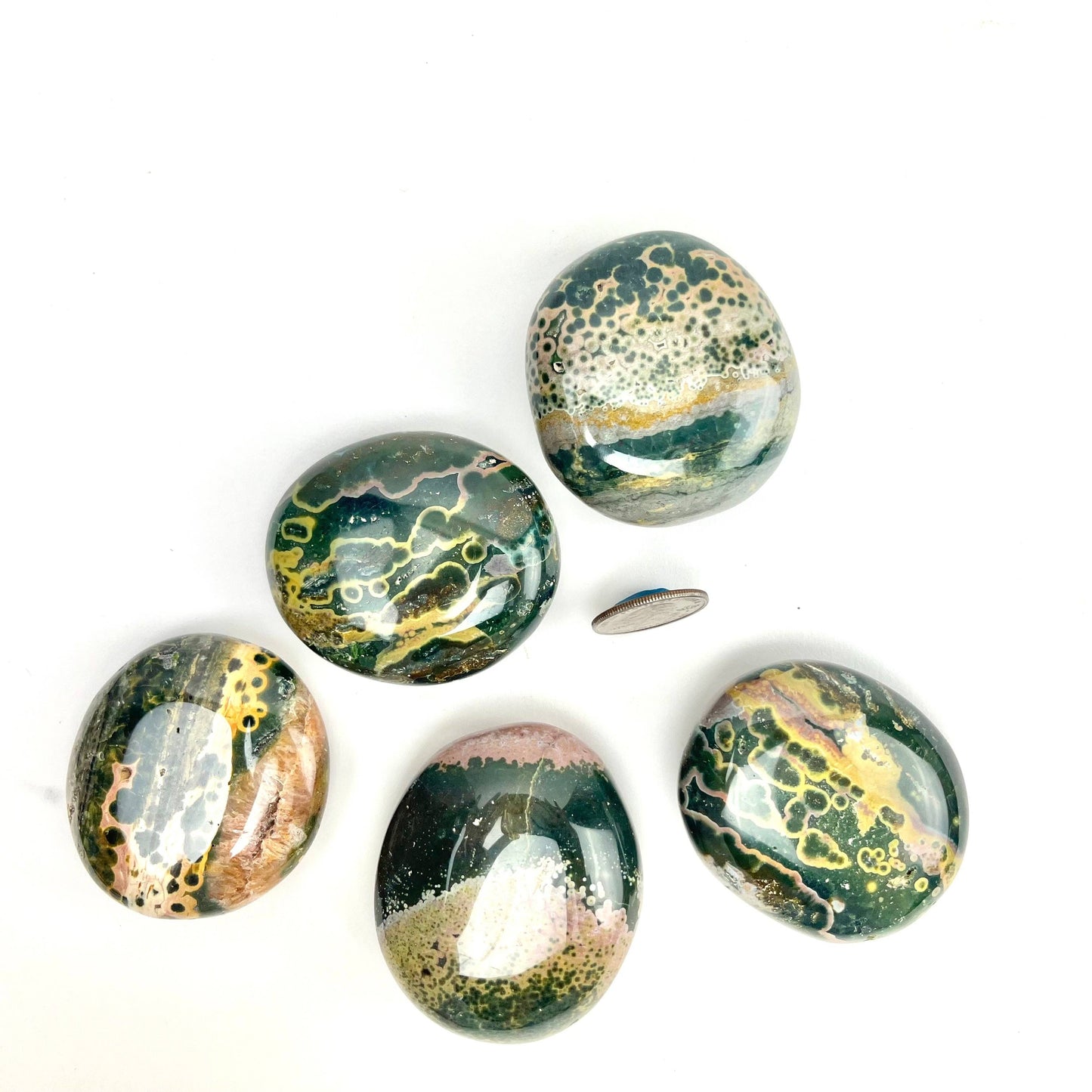Veinless Ocean Jasper | Palm Stone | 50-60mm | Madagascar