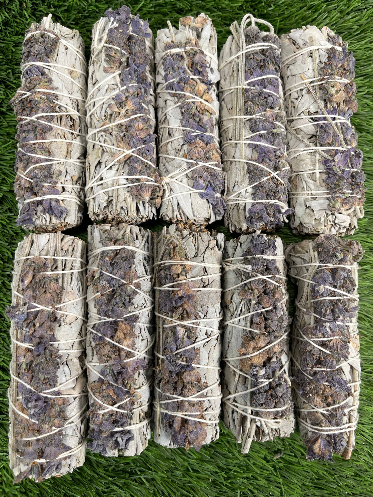 white sage and lavender herb bundle