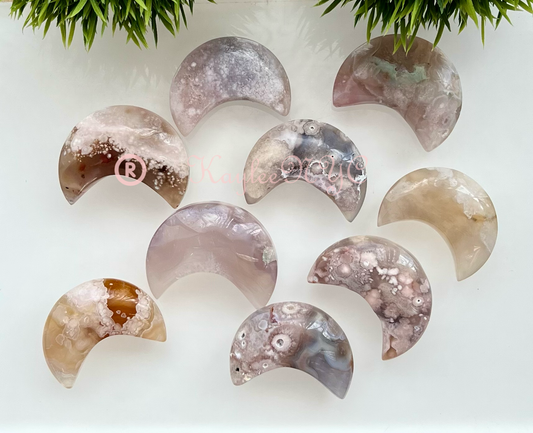 flower agate moon