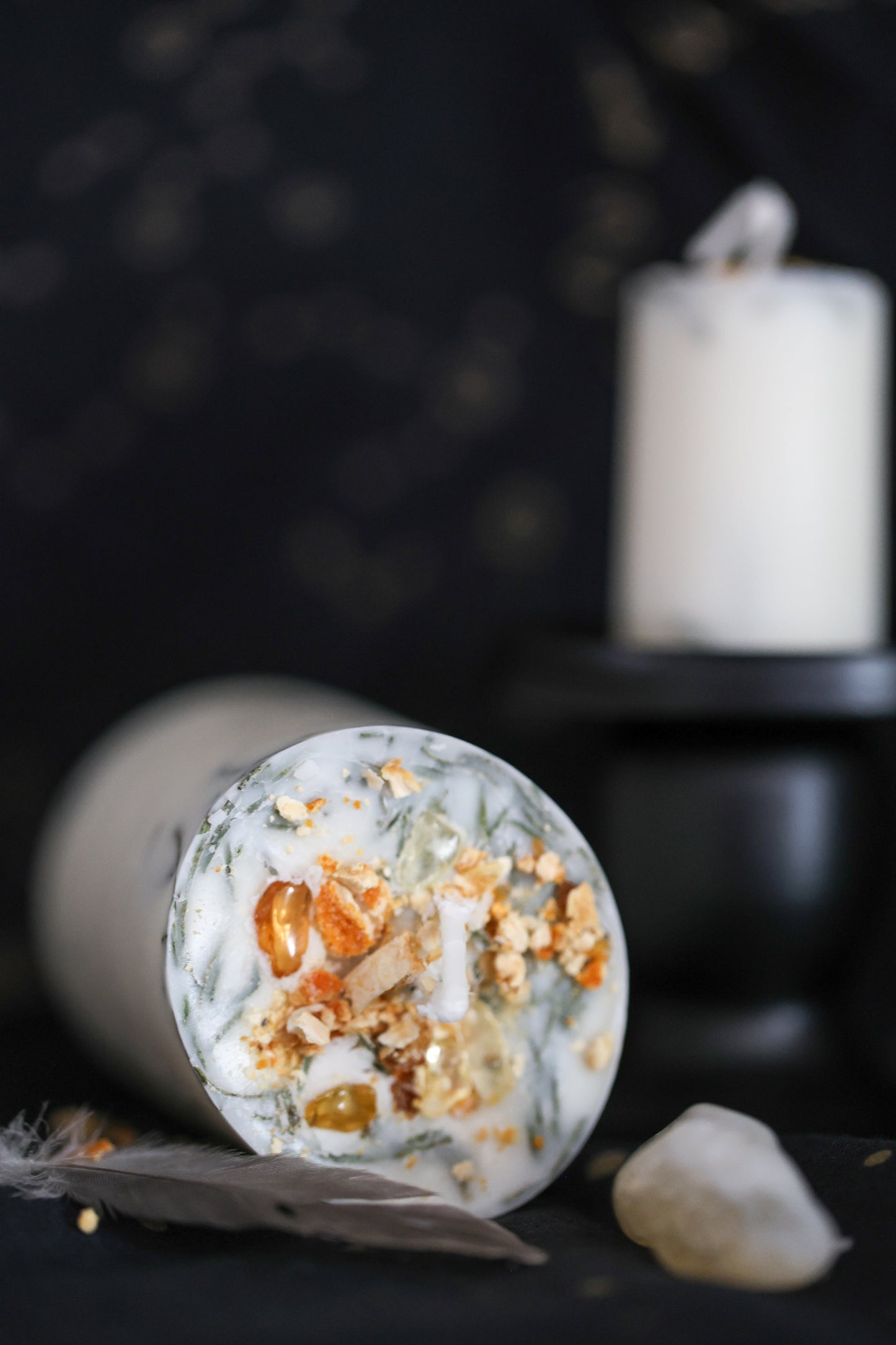 altar candles by Lesley Frances of Stellar Starlight Astrology