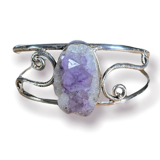 amethyst cuff bracelet