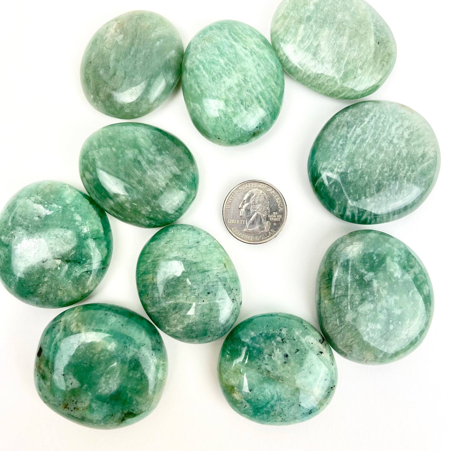 amazonite palm stone