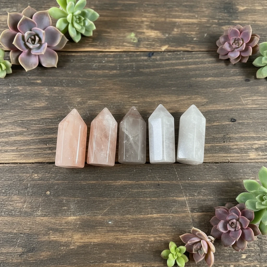 hematoid quartz towers