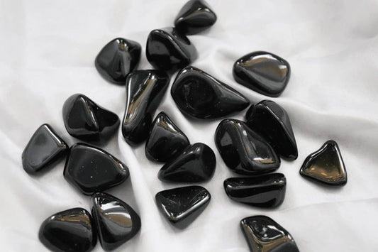 black tourmaline tumbles