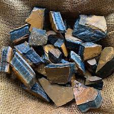 blue tiger's eye raw pieces
