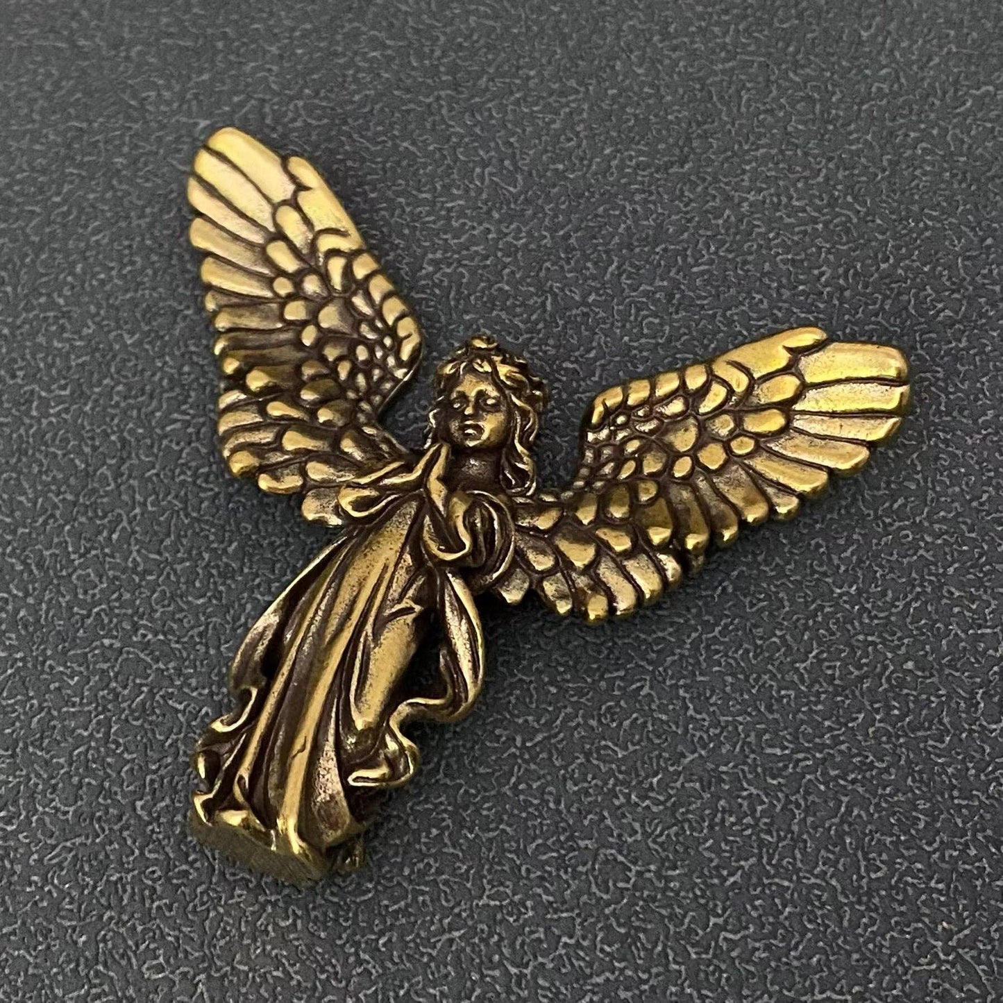 brass angel figurine