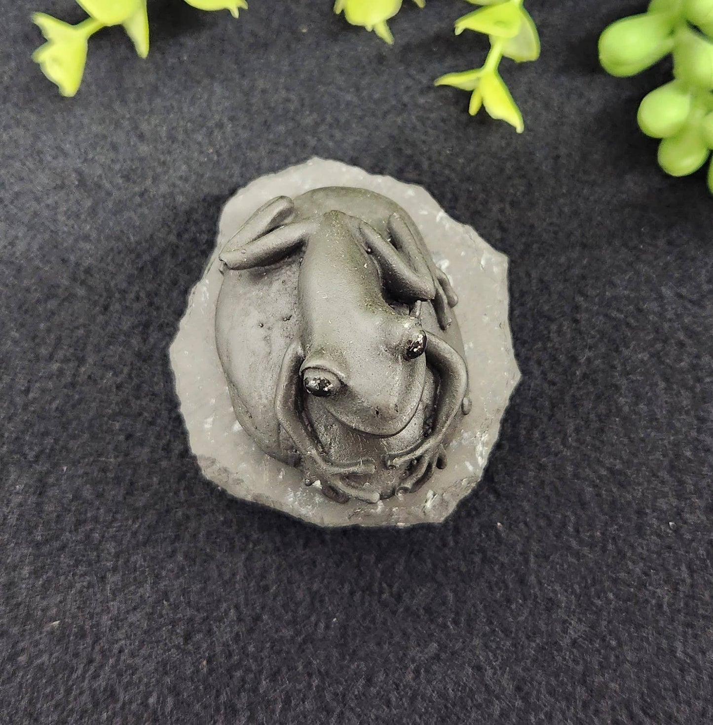 Frog Shungite Figurine
