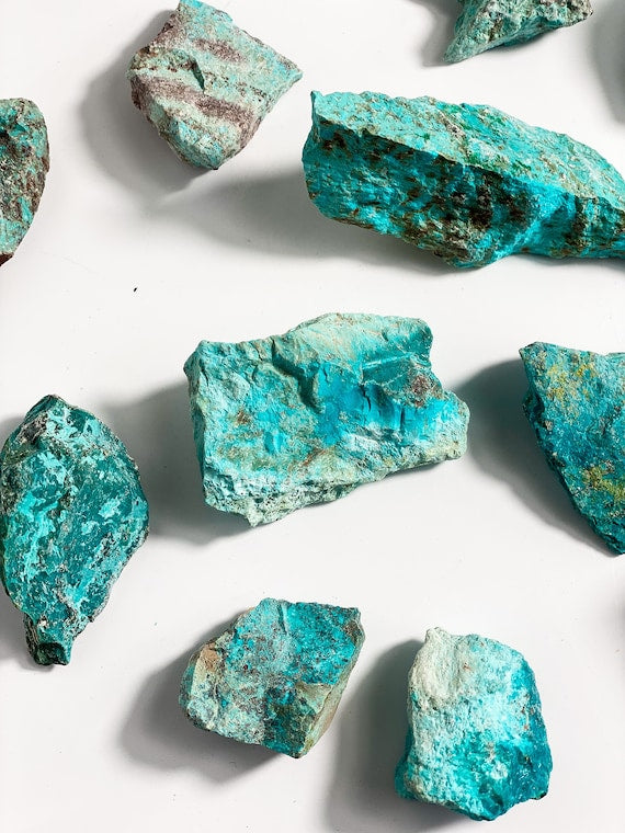 chrysocolla (raw pieces)