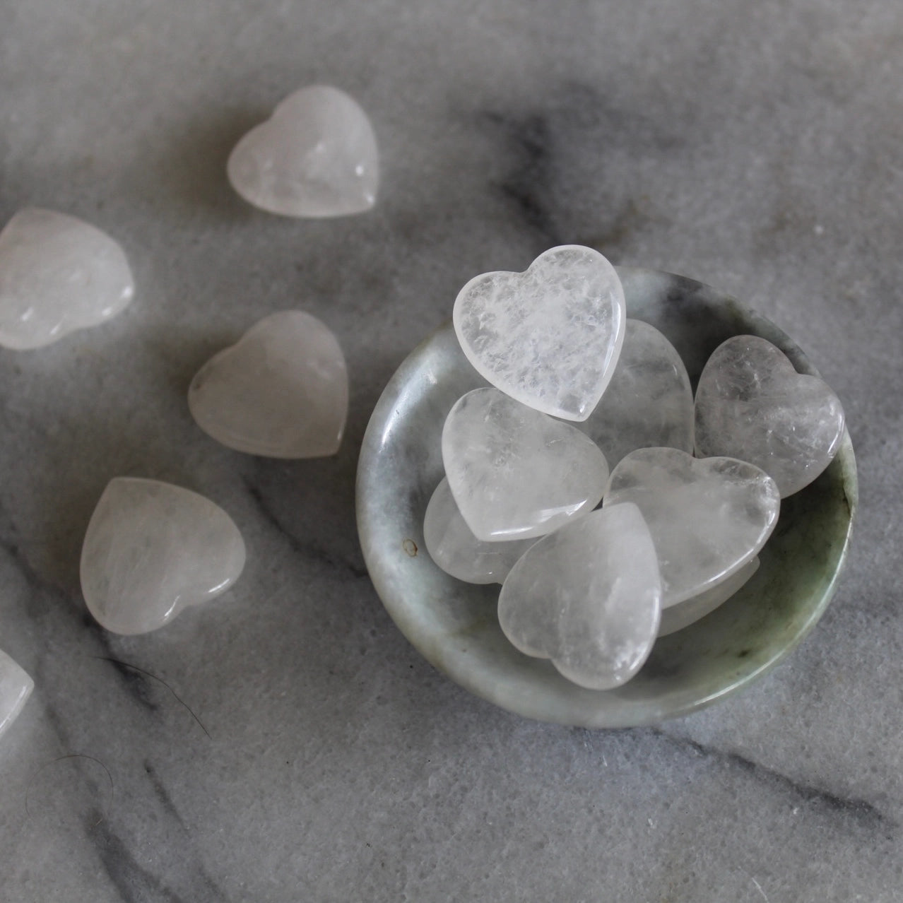 tumbled clear quartz