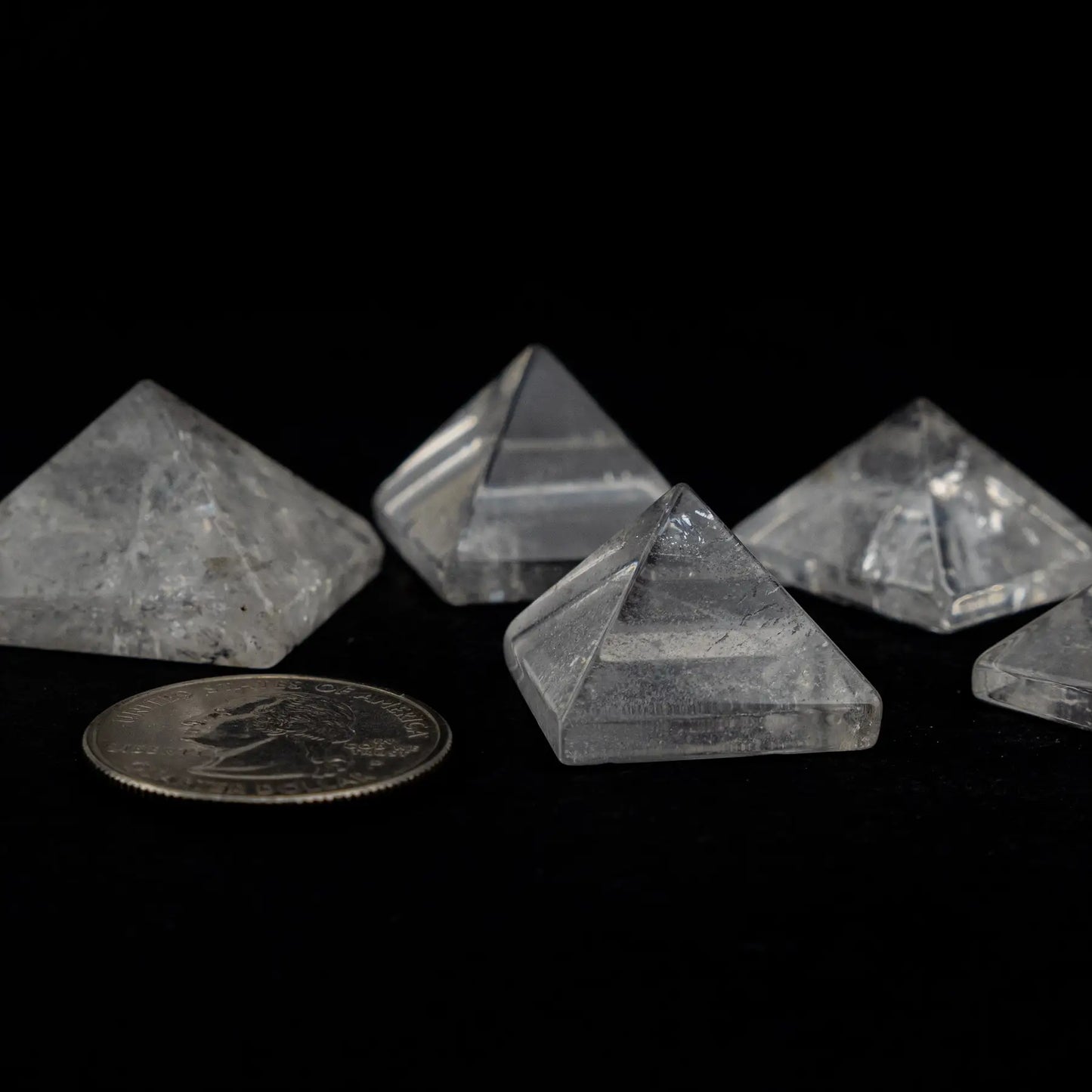 quartz pyramids