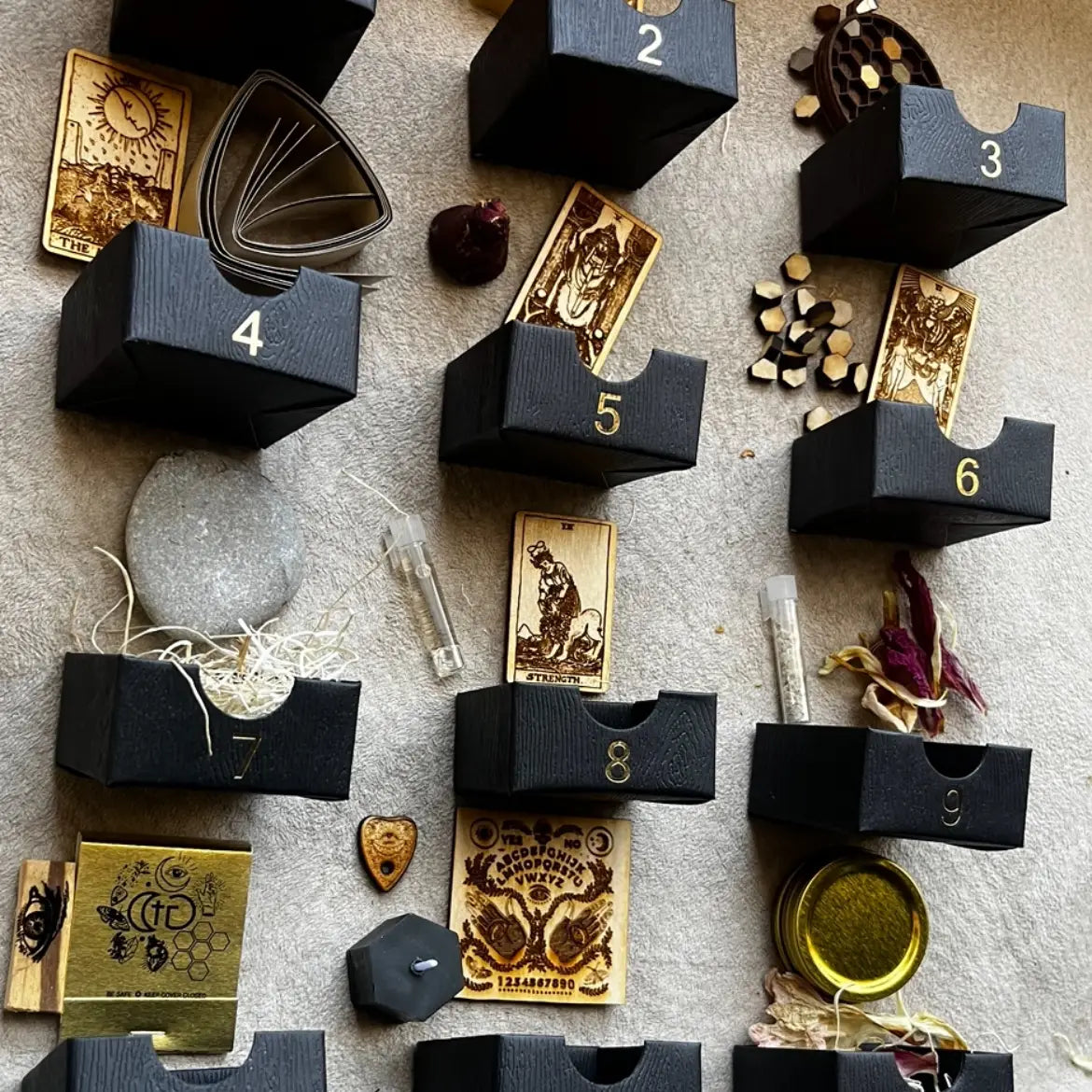 pre-filled advent/solstice box