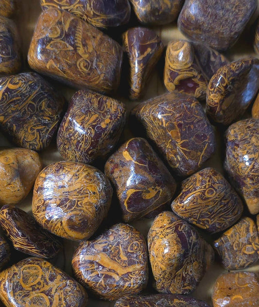 calligraphy stone tumbles