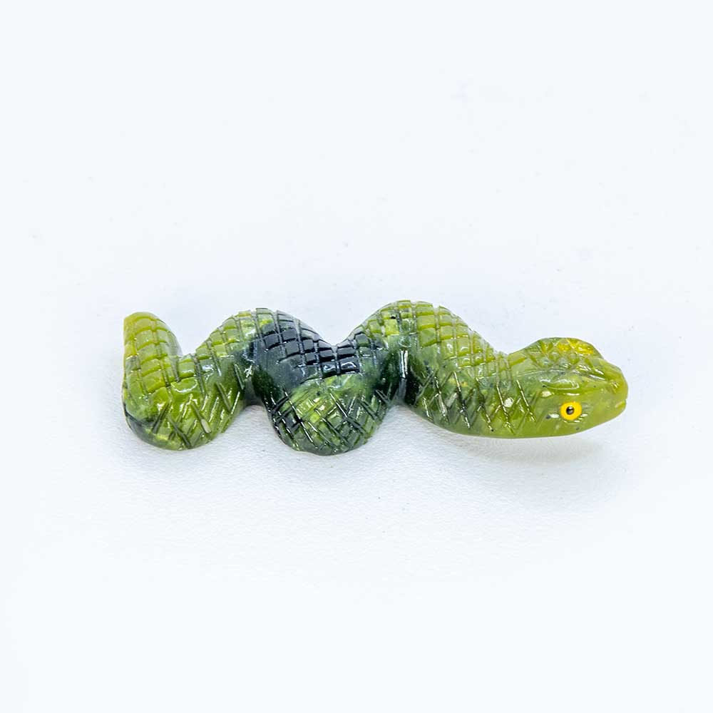 serpentine snake figurine
